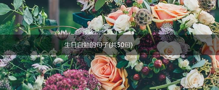 生日自勉的句子(共50句),第1张