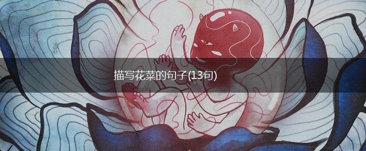 描写花菜的句子(13句),第1张