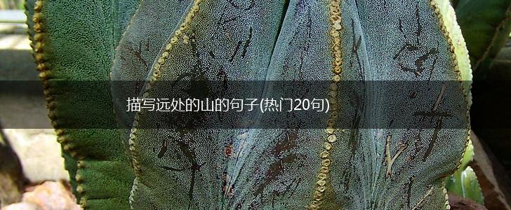 描写远处的山的句子(热门20句),第1张