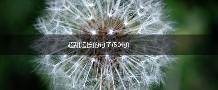 超甜超撩的句子(50句),第1张