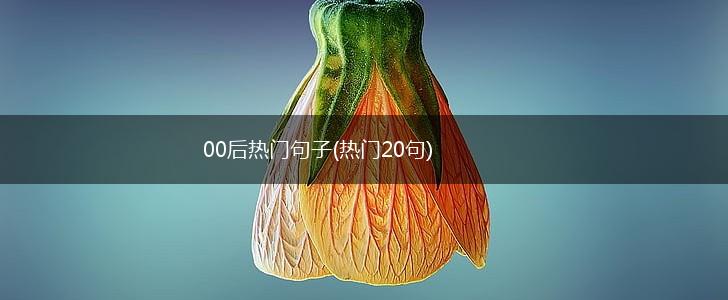 00后热门句子(热门20句),第1张