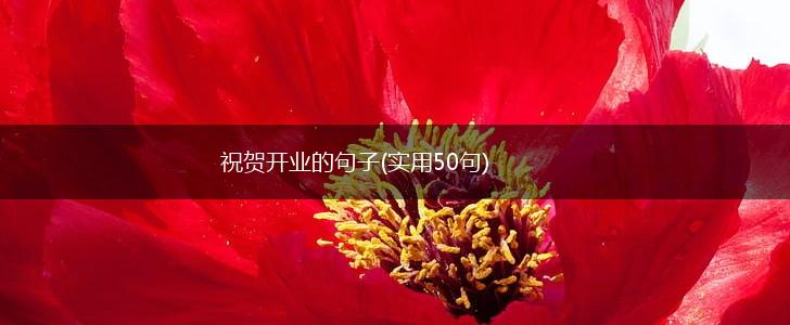 祝贺开业的句子(实用50句),第1张