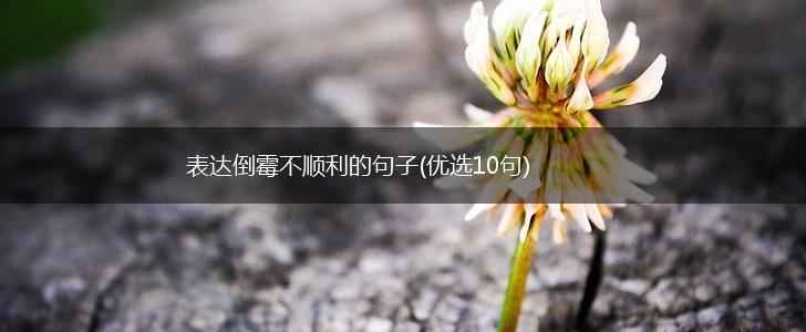 表达倒霉不顺利的句子(优选10句),第1张