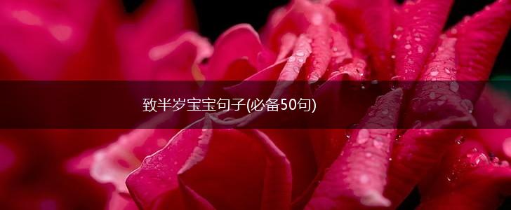 致半岁宝宝句子(必备50句),第1张