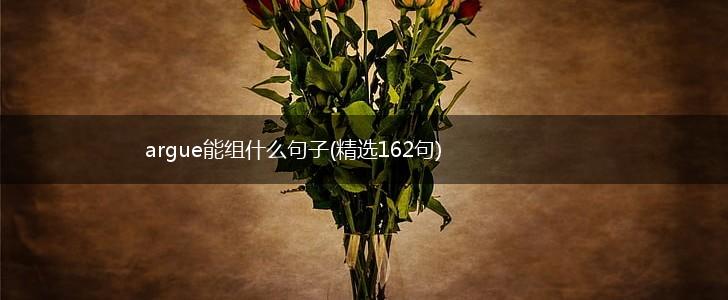 argue能组什么句子(精选162句),第1张