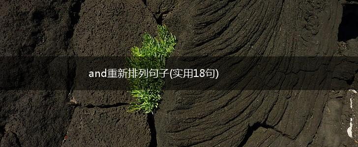 and重新排列句子(实用18句),第1张