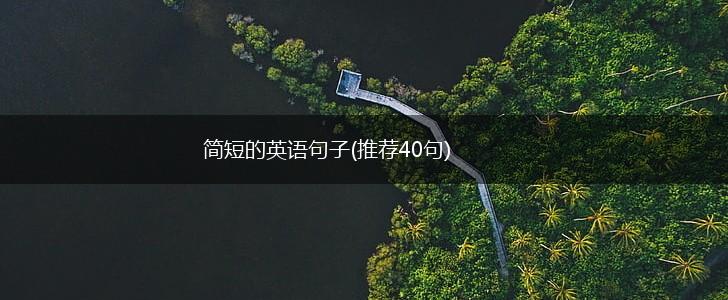 简短的英语句子(推荐40句),第1张