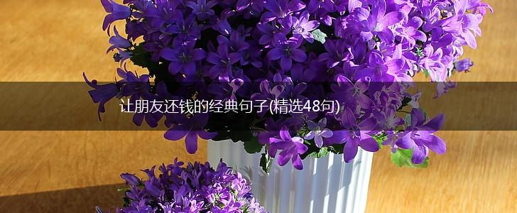 让朋友还钱的经典句子(精选48句),第1张