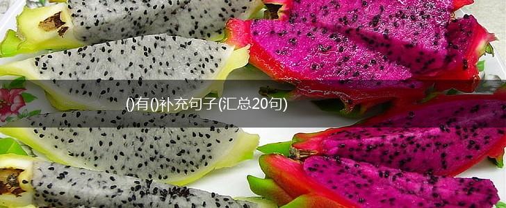 ()有()补充句子(汇总20句),第1张