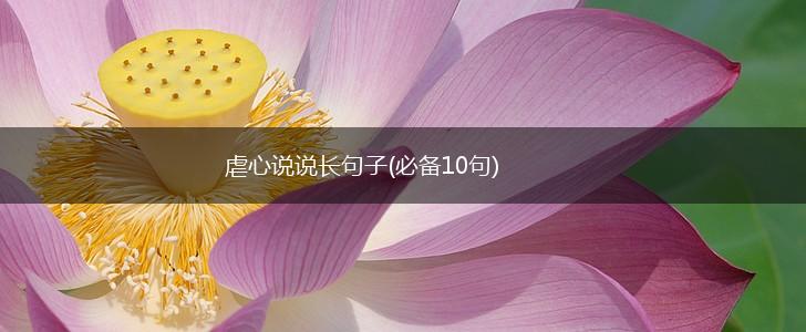 虐心说说长句子(必备10句),第1张