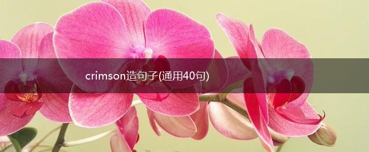 crimson造句子(通用40句),第1张