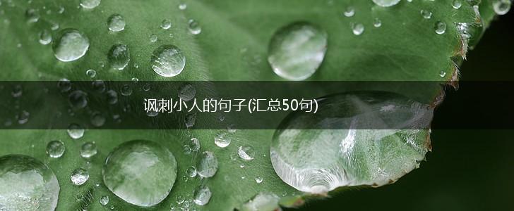 讽刺小人的句子(汇总50句),第1张