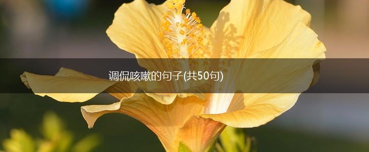 调侃咳嗽的句子(共50句),第1张