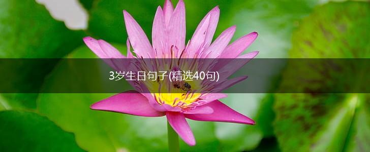 3岁生日句子(精选40句),第1张