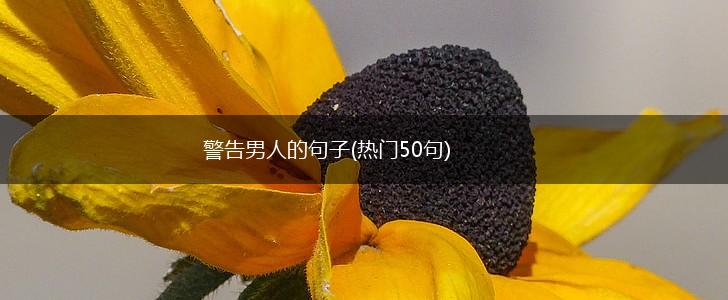 警告男人的句子(热门50句),第1张