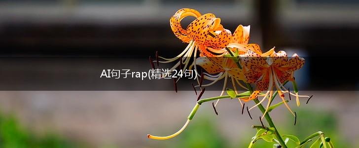 AI句子rap(精选24句),第1张