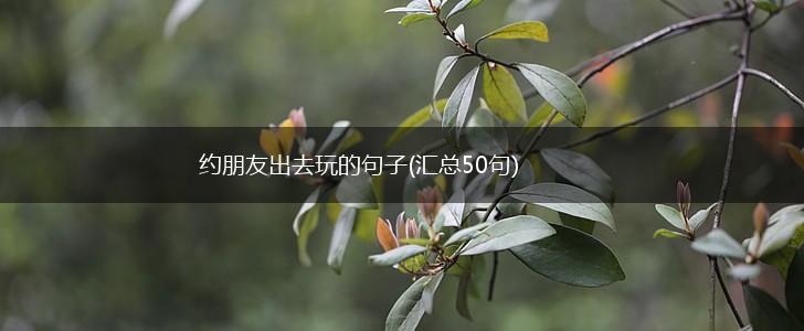 约朋友出去玩的句子(汇总50句),第1张