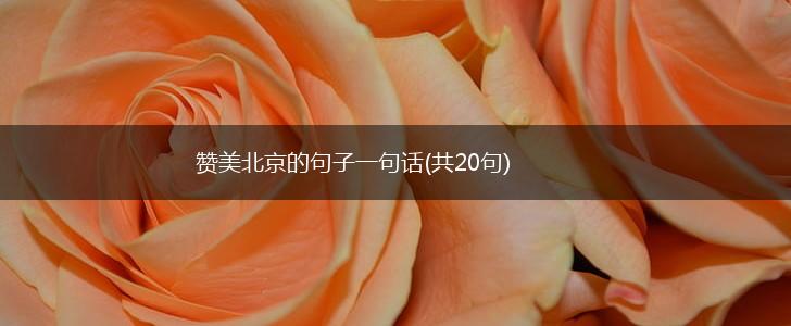 赞美北京的句子一句话(共20句),第1张