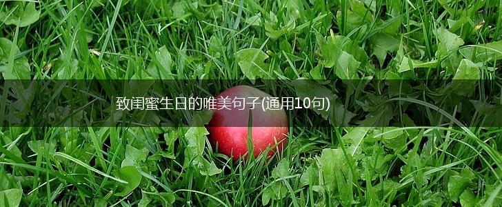 致闺蜜生日的唯美句子(通用10句),第1张