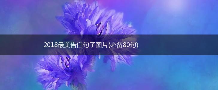 2018最美告白句子图片(必备80句),第1张
