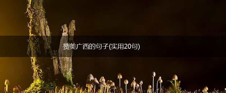 赞美广西的句子(实用20句),第1张