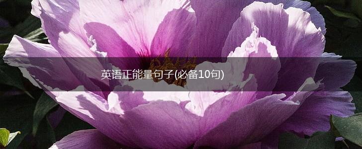 英语正能量句子(必备10句),第1张