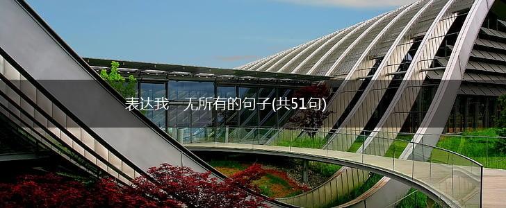 表达我一无所有的句子(共51句),第1张