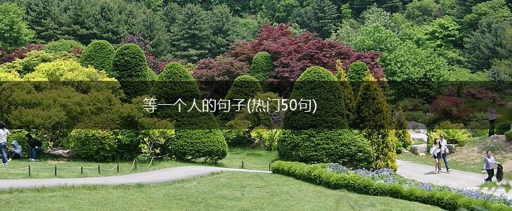 等一个人的句子(热门50句),第1张