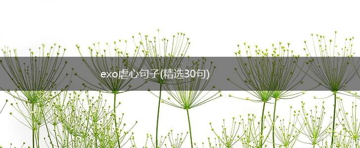 exo虐心句子(精选30句),第1张