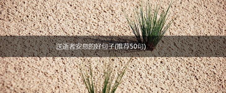 送逝者安息的好句子(推荐50句),第1张