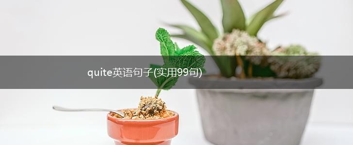 quite英语句子(实用99句),第1张