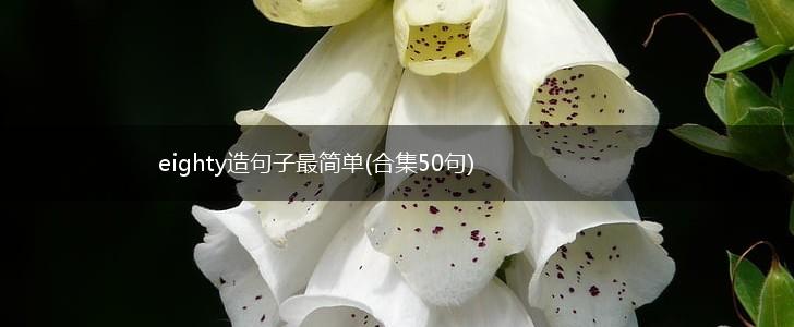 eighty造句子最简单(合集50句),第1张