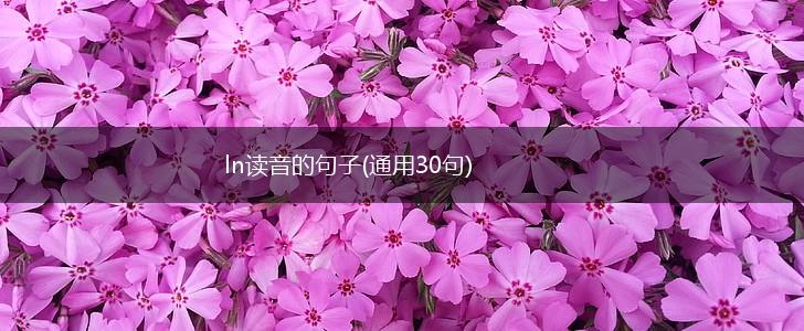 ln读音的句子(通用30句),第1张