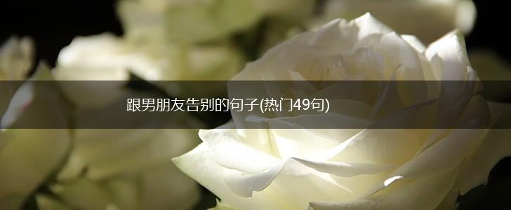 跟男朋友告别的句子(热门49句),第1张
