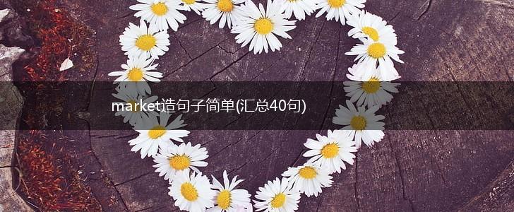 market造句子简单(汇总40句),第1张