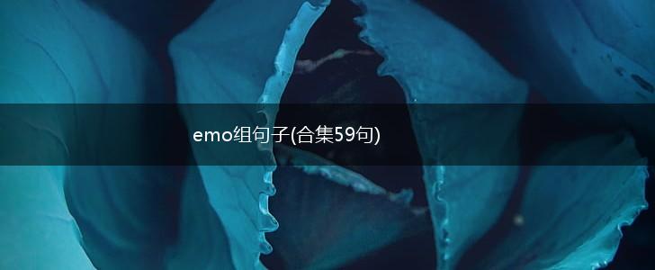 emo组句子(合集59句),第1张