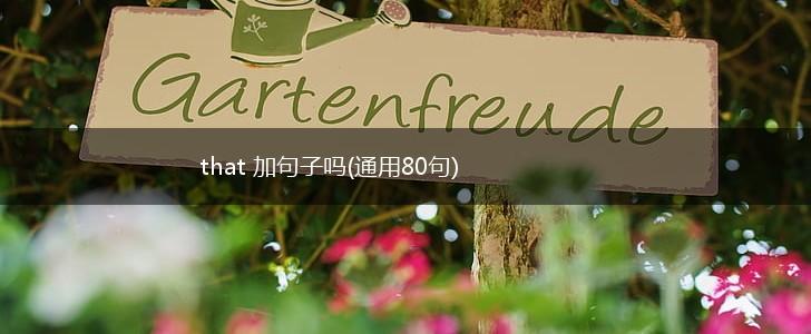 that 加句子吗(通用80句),第1张
