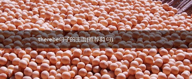 therebe句子的主语(推荐81句),第1张