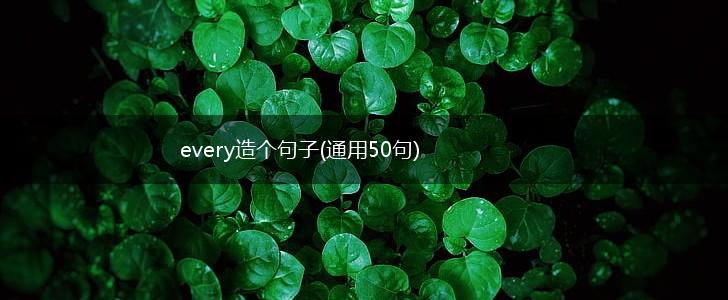 every造个句子(通用50句),第1张