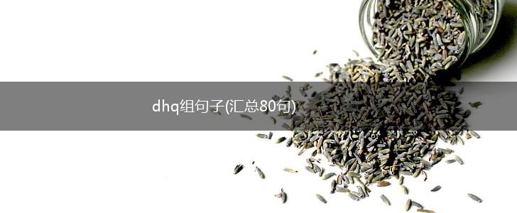 dhq组句子(汇总80句),第1张