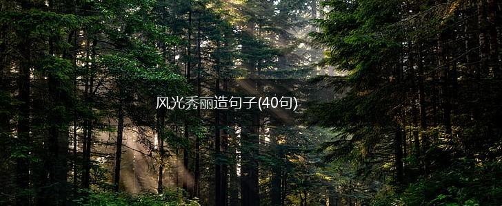 风光秀丽造句子(40句),第1张