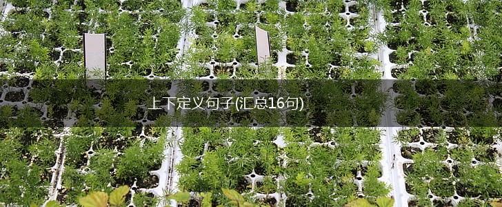 上下定义句子(汇总16句),第1张